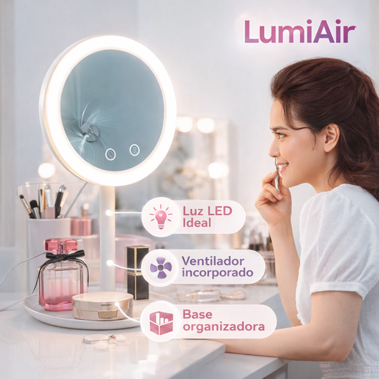 LumiAir ® Espejo led + Ventilador