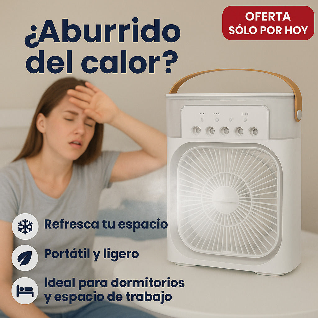 Ventilador Humidificador de Aire 2 en 1 Pro ®